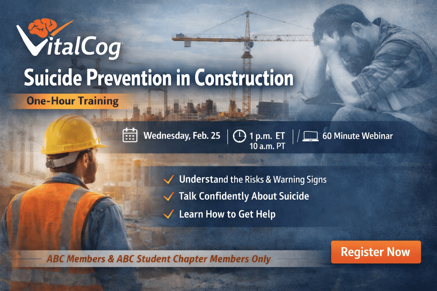 VitalCog: Suicide Prevention in Construction One-Hour Training